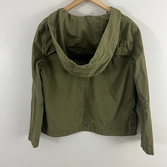 Free People Safari Pull Over Jacket Green Women Size XS Oversized - Picture 3 of 8